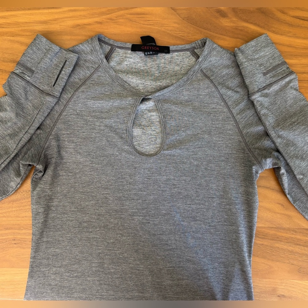 Greyson Women's Heather Gray long sleeve tee